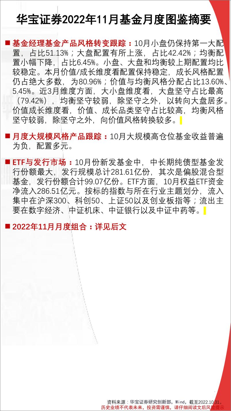 《FOF视角：基金月度投资图鉴2022年11月期，经济复苏动能偏弱，中长期纯债型基金领涨-20221111-华宝证券-42页》 - 第4页预览图