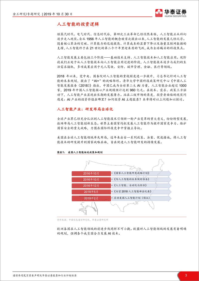 《兼谈人工智能主题指数及其投资价值分析：抢滩登陆，把握人工智能热潮-20191030-华泰证券-23页》 - 第4页预览图