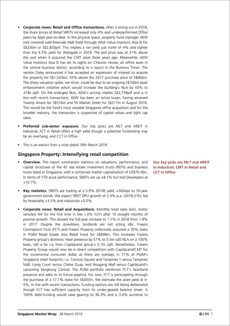 《瑞银-亚太地区-投资策略-3月份新加坡市场总结：SGX与CMT降级至中性-2019.3.28-25页》 - 第8页预览图