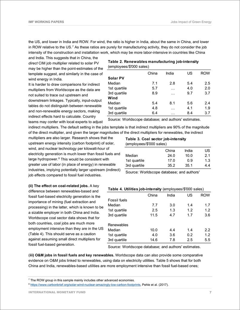 《IMF-绿色能源对就业的影响（英）-2022.5-17页》 - 第8页预览图