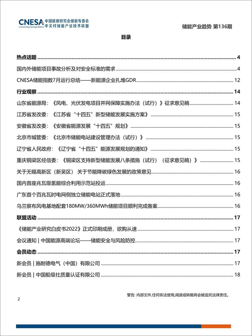 储能研究-《储能产业趋势》2022年7月-23页 - 第3页预览图