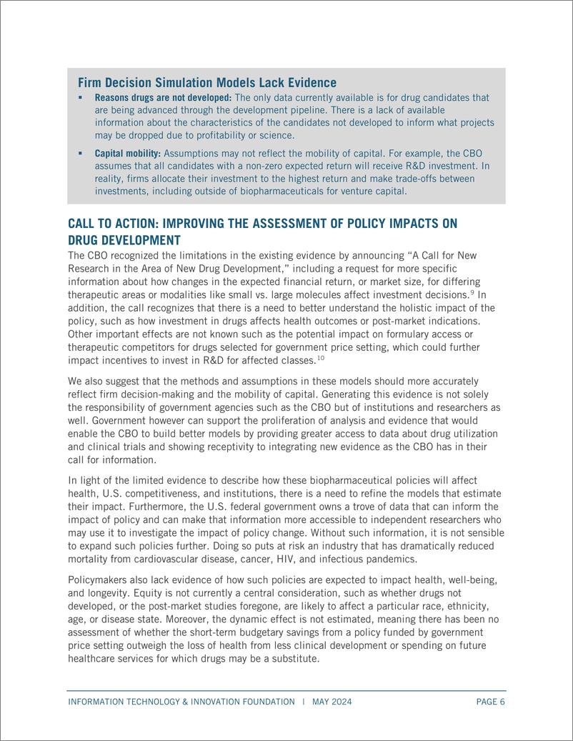《ITIF-生物制药研发投资与预期收益的关系：改进政策证据（英）-2024.5-8页》 - 第6页预览图