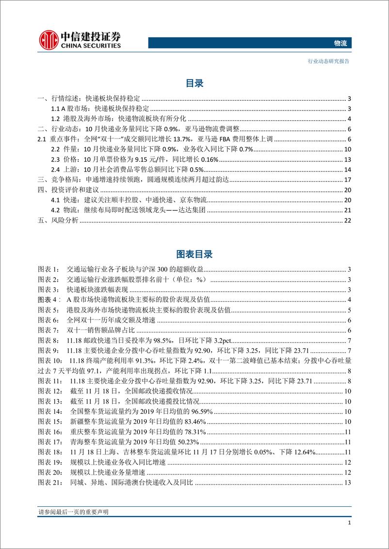 《物流行业动态：10月快递业务量同比下降0.9%，快递新国标十年后修改将改变行业格局》 - 第2页预览图