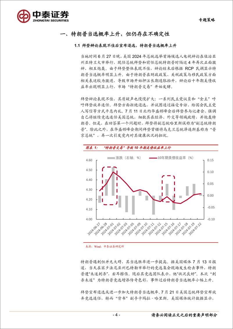 《如何看待美国大选对市场的影响？-240724-中泰证券-21页》 - 第4页预览图