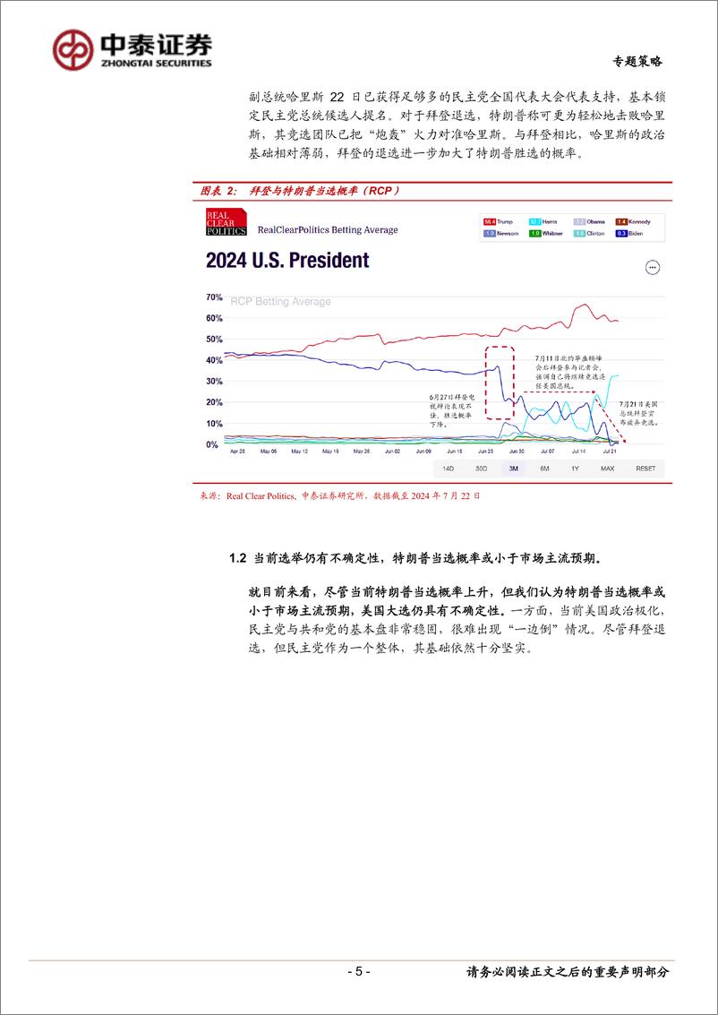 《如何看待美国大选对市场的影响？-240724-中泰证券-21页》 - 第5页预览图