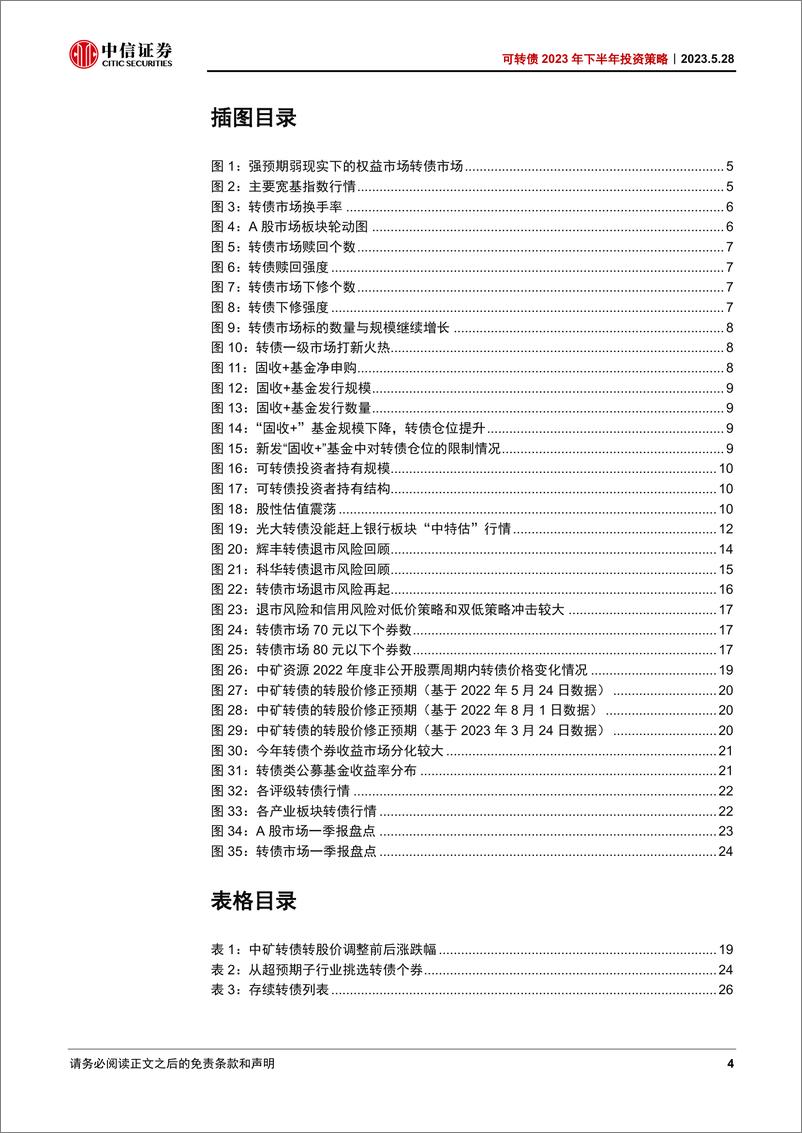 《可转债2023年下半年投资策略：拥抱波动，静候花开-20230528-中信证券-34页》 - 第5页预览图