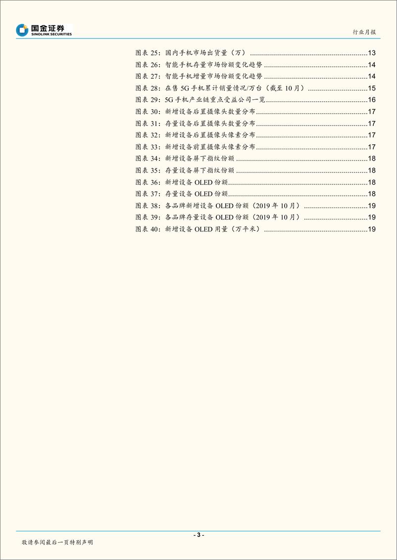 《科技行业中国智能手机市场十月数据分析：两强相争，殃及池鱼-20191108-国金证券-21页》 - 第4页预览图