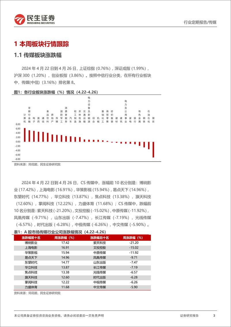 《202405月更新-财报季重视分红和业绩表现，持续关注大模型进度推进》 - 第3页预览图