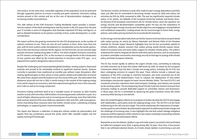 《全球碳排放权交易：2023年进展报告（英文版）-ICAP》 - 第8页预览图