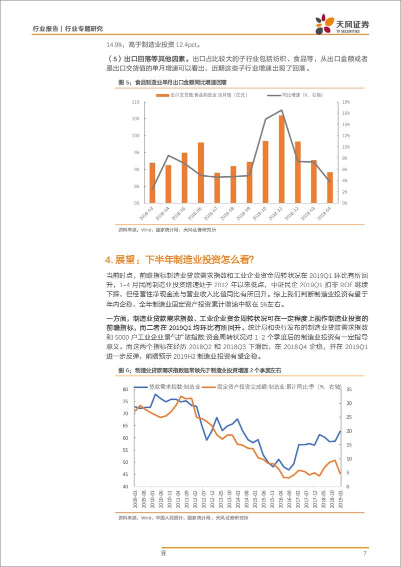 《机械设备行业专题研究：复盘与展望，从5月PMI看制造业投资当下走势及下半年方向-20190603-天风证券-11页》 - 第7页预览图