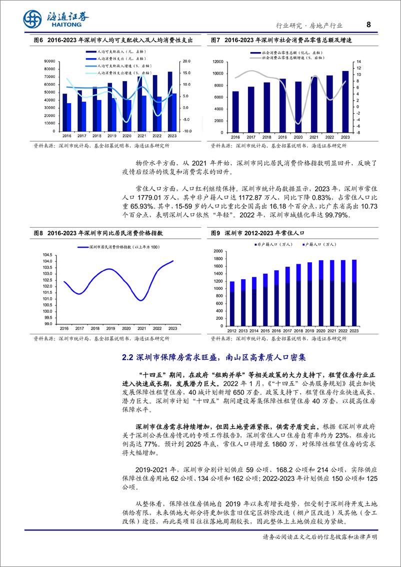 《房地产行业专题报告_招商公寓深圳蛇口REITS_价值分析报告-保障租赁房投资潜力显现》 - 第8页预览图