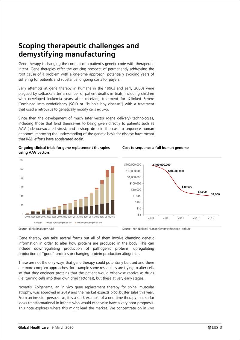 《瑞银-全球-医疗保健行业-全球医疗行业：基因治疗的未来-2020.3.9-49页》 - 第4页预览图