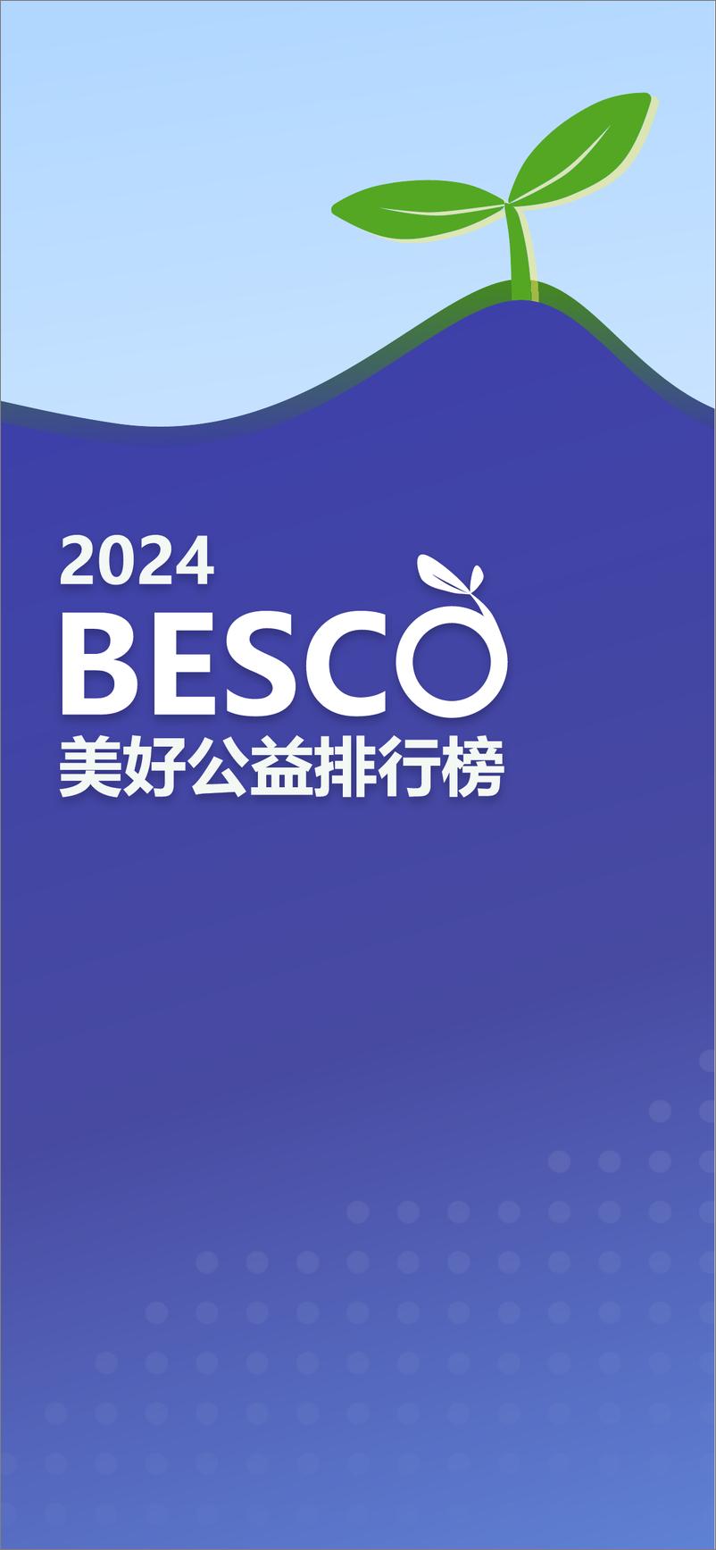 《ABC美好社会咨询社_2024年BESCO美好公益排行榜》 - 第1页预览图