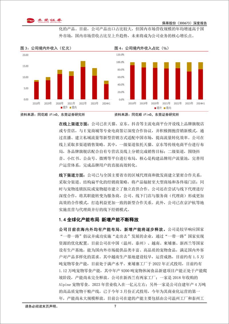 《佩蒂股份(300673)深度报告：双轮驱动，一体两翼-240830-东莞证券-20页》 - 第7页预览图