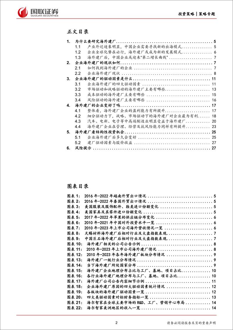 《中国企业出海研究系列(二)：上市公司海外建厂现状、驱动因素及结果-240409-国联证券-28页》 - 第2页预览图