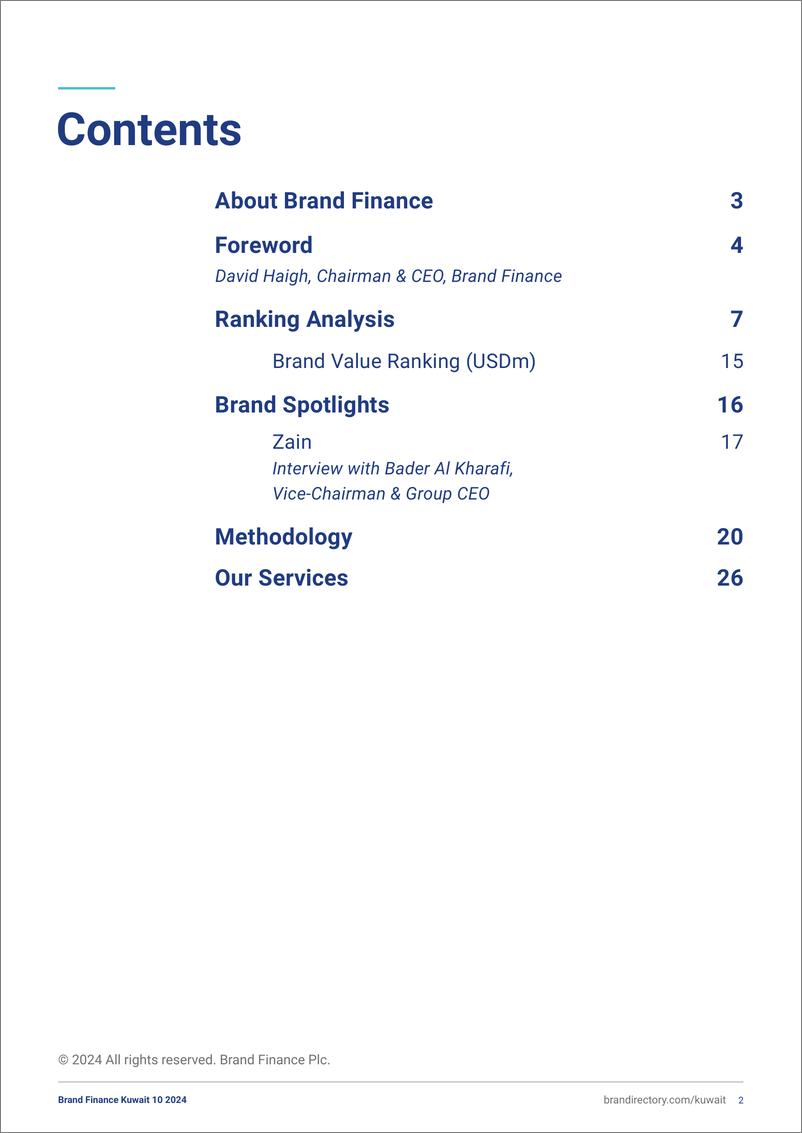 《品牌价值-科威特最有价值和最强大品牌10强的2024年度报告（英）-2024.4-35页》 - 第2页预览图
