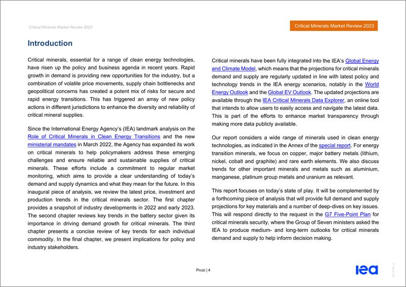 《2023年关键矿物市场回顾Critical+Minerals+Market+Review2023-83页》 - 第6页预览图