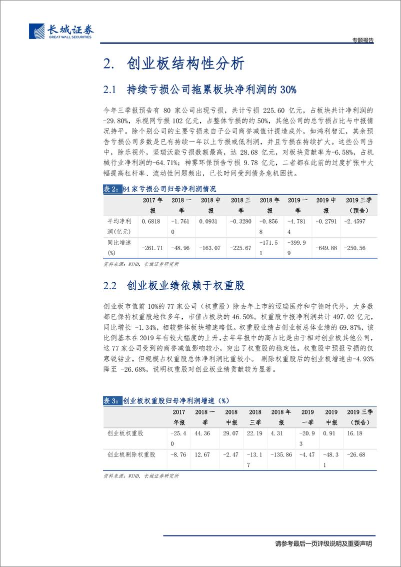 《创业板三季报预告净利润分析：业绩回升靠龙头和内生驱动-20191016-长城证券-16页》 - 第8页预览图