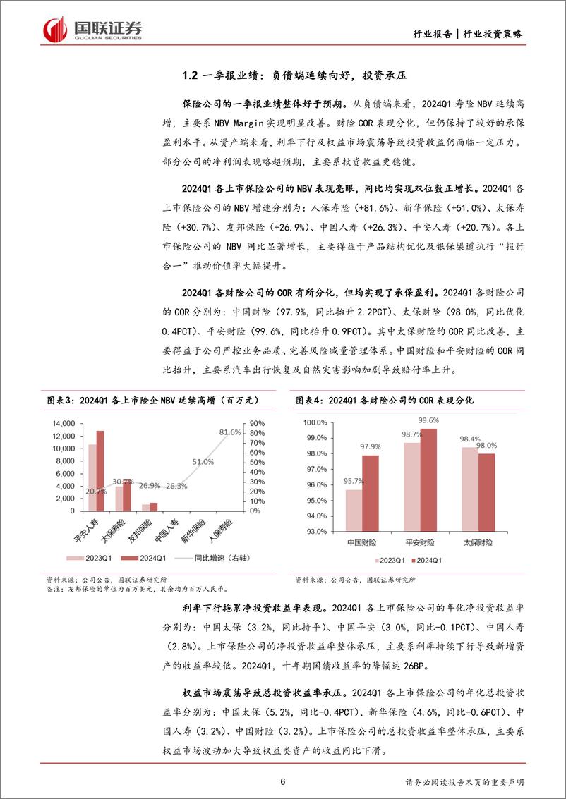 《保险行业2024年度中期投资策略：降本增效有望促进业绩回暖-240616-国联证券-24页》 - 第6页预览图