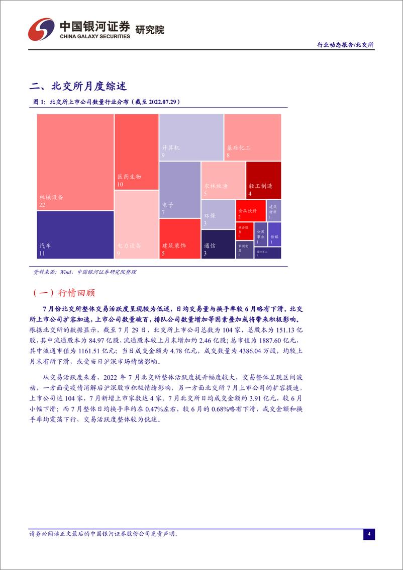 《北证A股行业月度动态报告：北交所已发布半年报业绩喜人，公募投资限制取消引长期资金-20220803-银河证券-18页》 - 第6页预览图