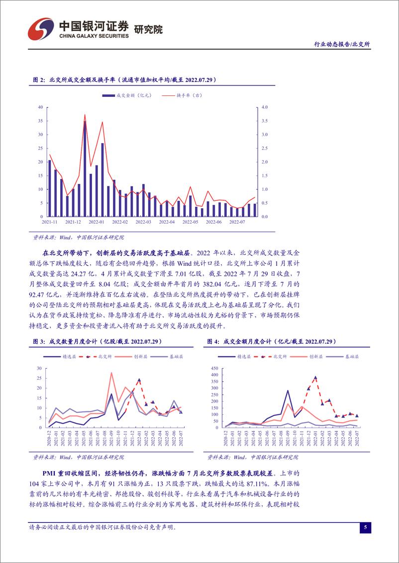 《北证A股行业月度动态报告：北交所已发布半年报业绩喜人，公募投资限制取消引长期资金-20220803-银河证券-18页》 - 第7页预览图