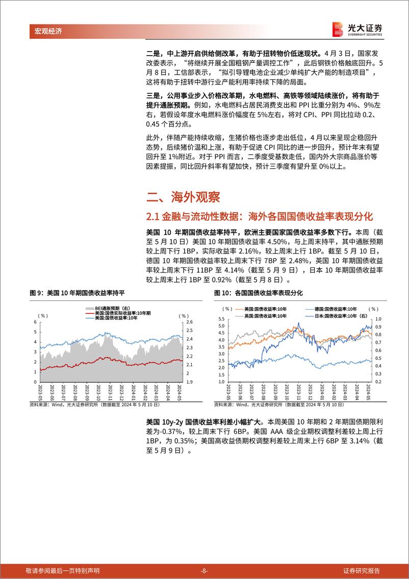 《2024年4月价格数据点评兼光大宏观周报：国内物价回暖趋势逐步显现-240511-光大证券-15页》 - 第8页预览图