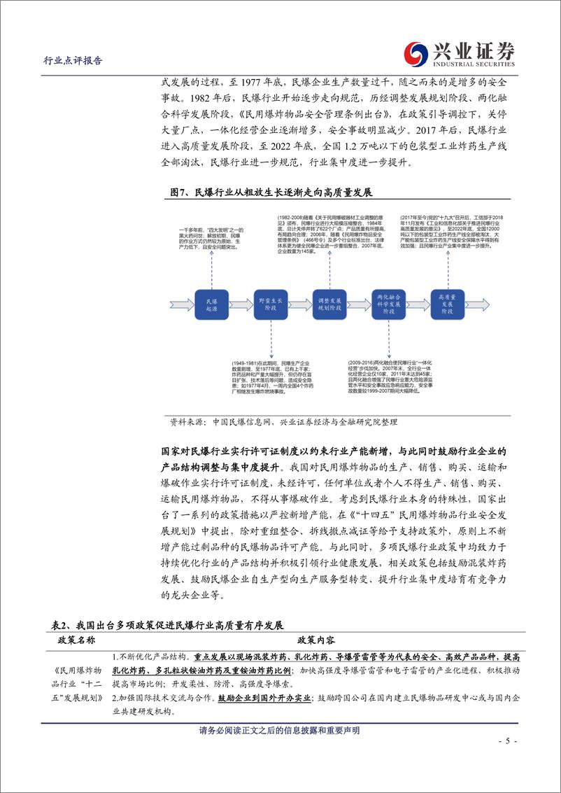 《民爆行业点评：采矿业景气拉动民爆需求，规模民爆企业发展提速-240429-兴业证券-12页》 - 第6页预览图