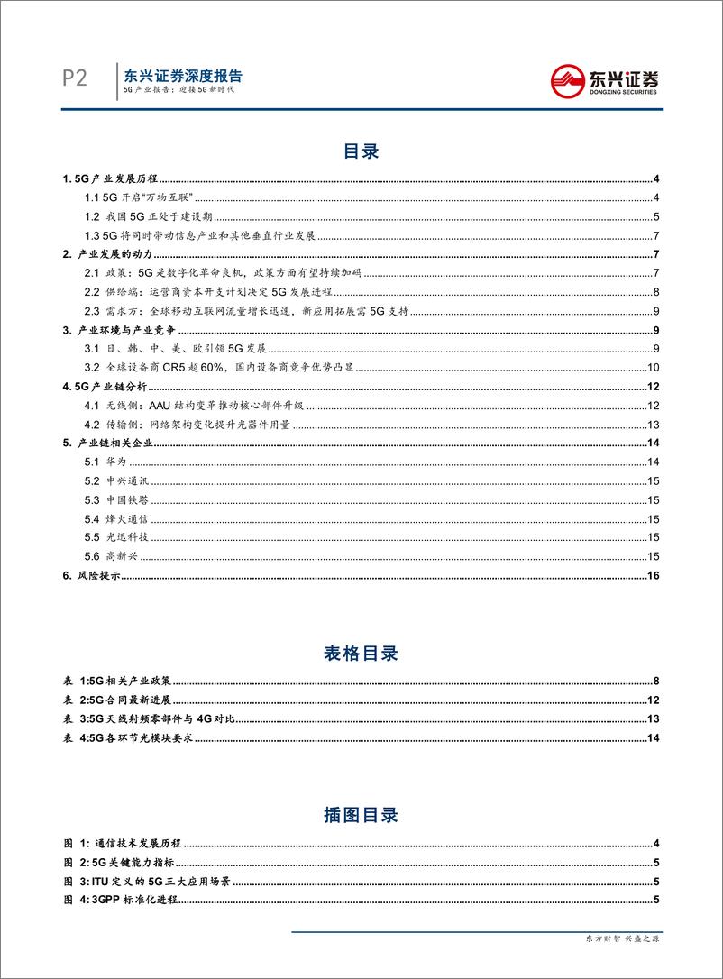 《通信行业：5G产业报告，迎接5G新时代-20190522-东兴证券-18页》 - 第3页预览图