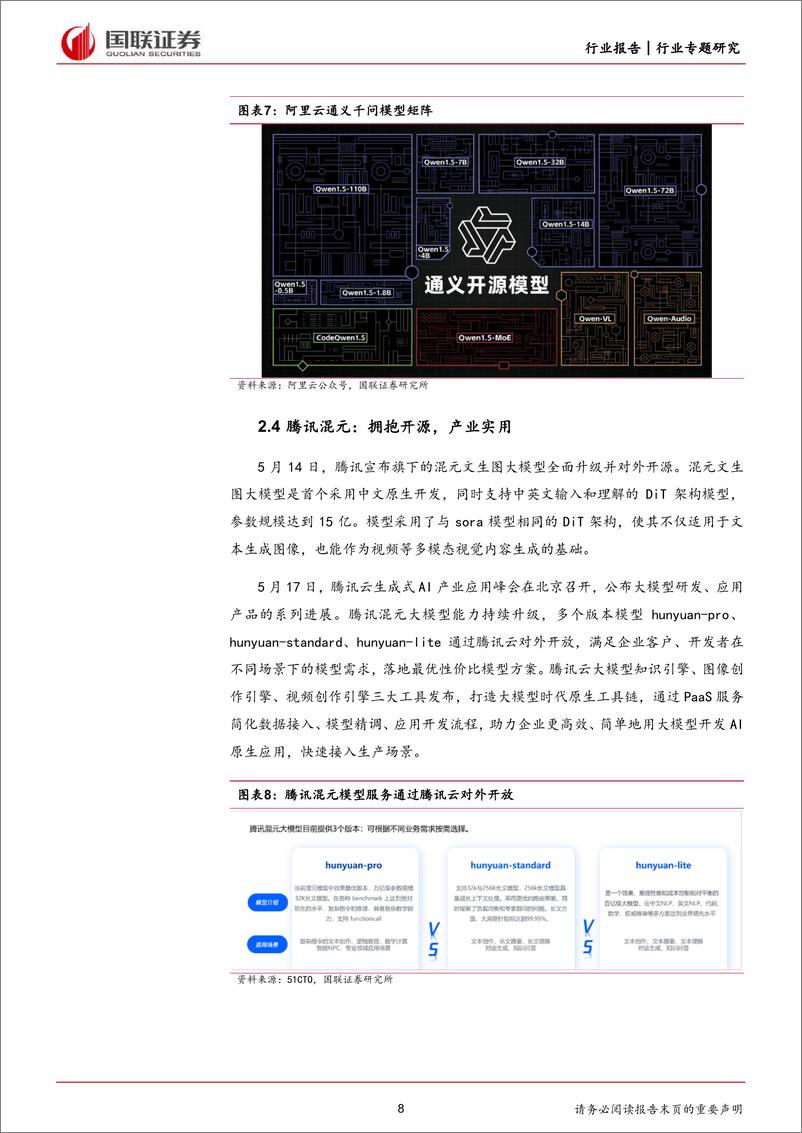 《计算机行业专题研究：AI大模型成果不断涌现，AGI或将到来-240518-国联证券-13页》 - 第8页预览图