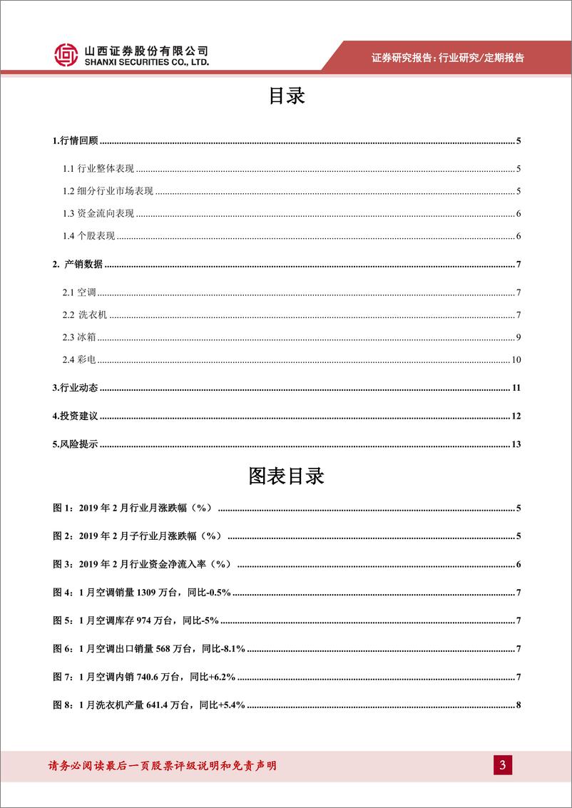 《家用电器行业月报：1月家电出口量大幅提升，超高清视频有望成新亮点-20190312-山西证券-14页》 - 第4页预览图