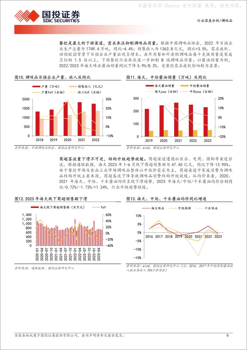 《国投证券-调味品行业深度分析：渠道专题：因势而变，蓄势谋新》 - 第8页预览图