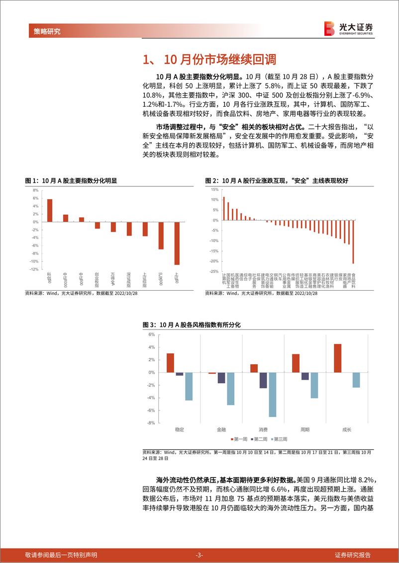 《2022年11月A股及港股金股组合：拐点将至，关注安全及高弹性两条主线-20221030-光大证券-18页》 - 第4页预览图