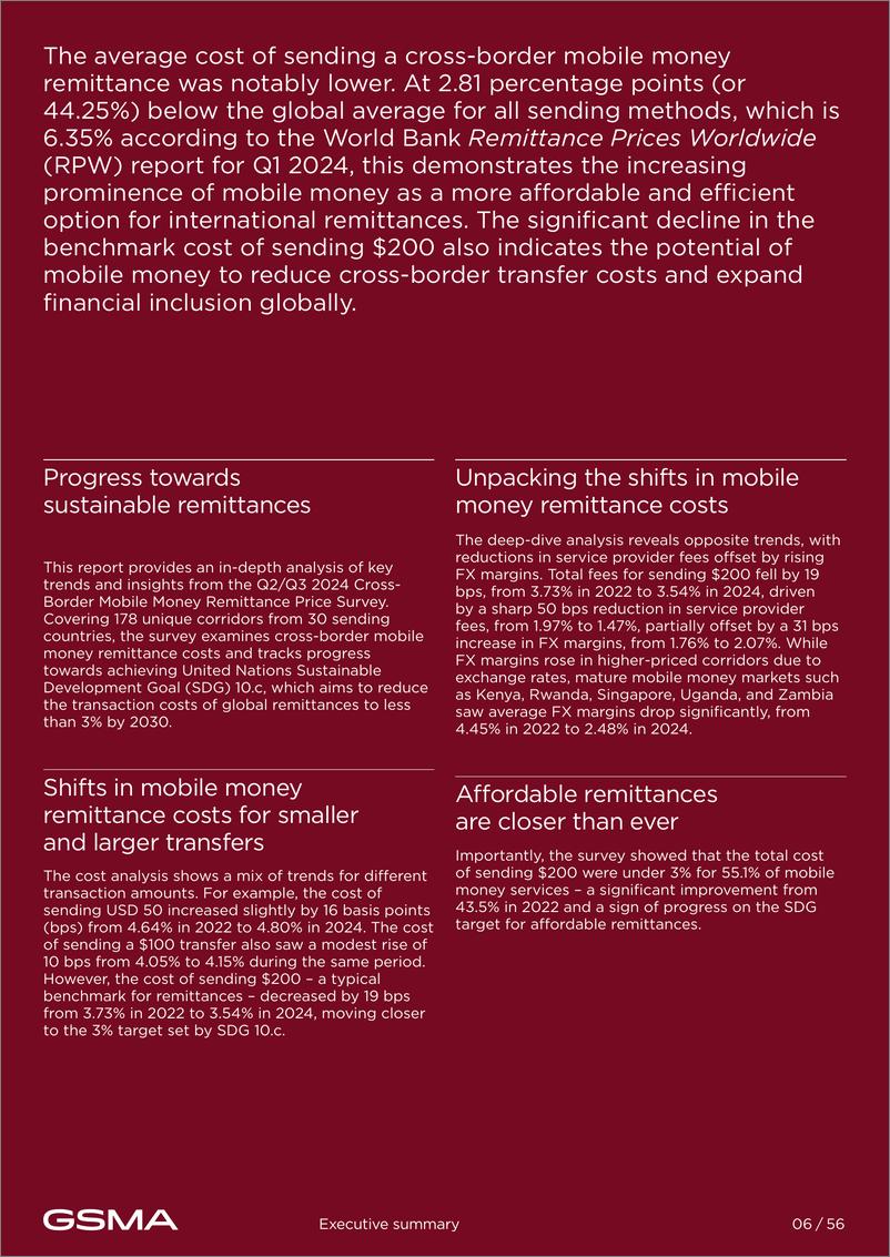 《2024年移动货币跨境汇款成本调查报告_关键趋势与洞察报告_英文版_》 - 第6页预览图