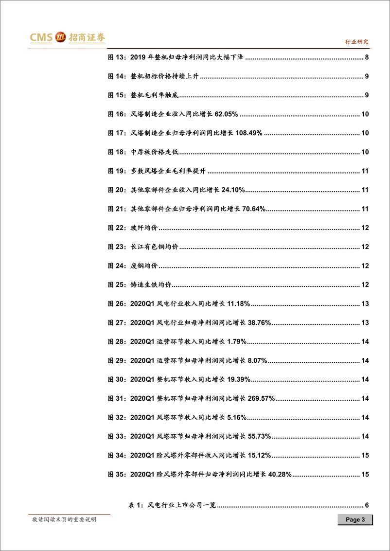 《新能源行业风电系列报告之（二）：疫情影响制造环节Q1收入增速，二季度制造端交付有望加快-20200509-招商证券-17页》 - 第4页预览图