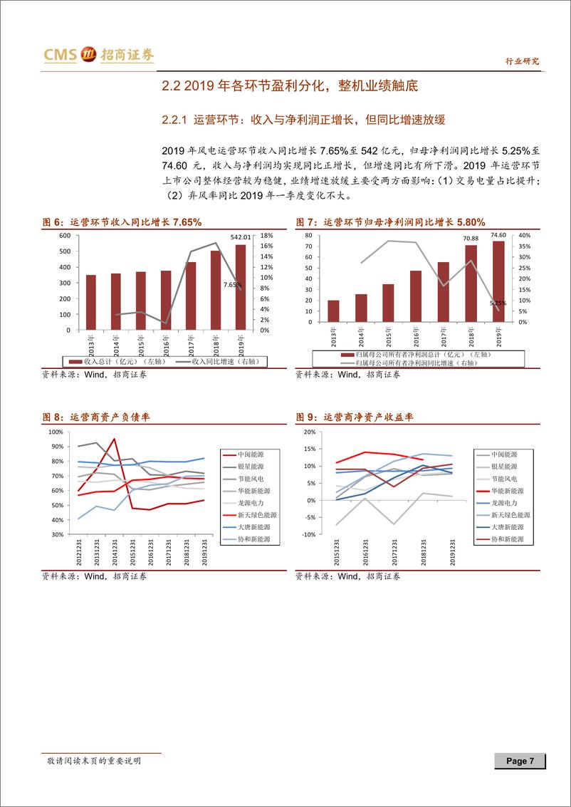 《新能源行业风电系列报告之（二）：疫情影响制造环节Q1收入增速，二季度制造端交付有望加快-20200509-招商证券-17页》 - 第8页预览图