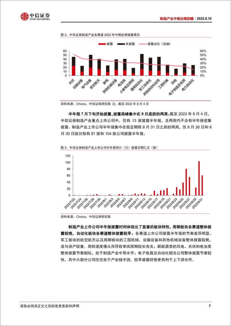 《制造产业2022年中报业绩前瞻：业绩整体稳定，光伏高增长，电气设备超预期-20220810-中信证券-23页》 - 第8页预览图