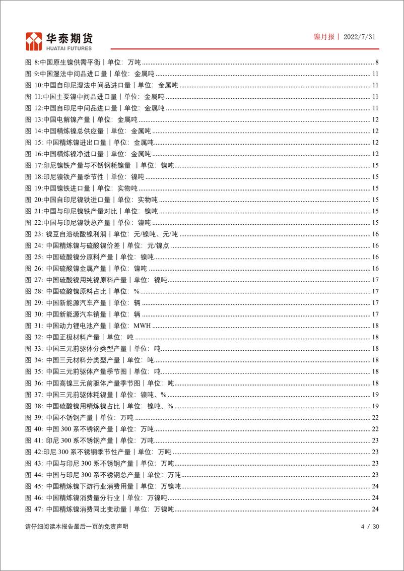 《镍月报：中线利空与低库存矛盾持续，镍价仍有反复-20220731-华泰期货-30页》 - 第5页预览图