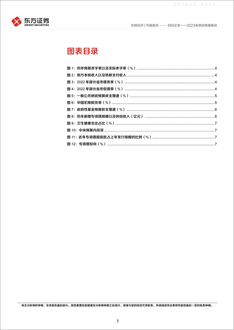 《东方证券-2023年财政预算解读：回归正常-230325》 - 第3页预览图