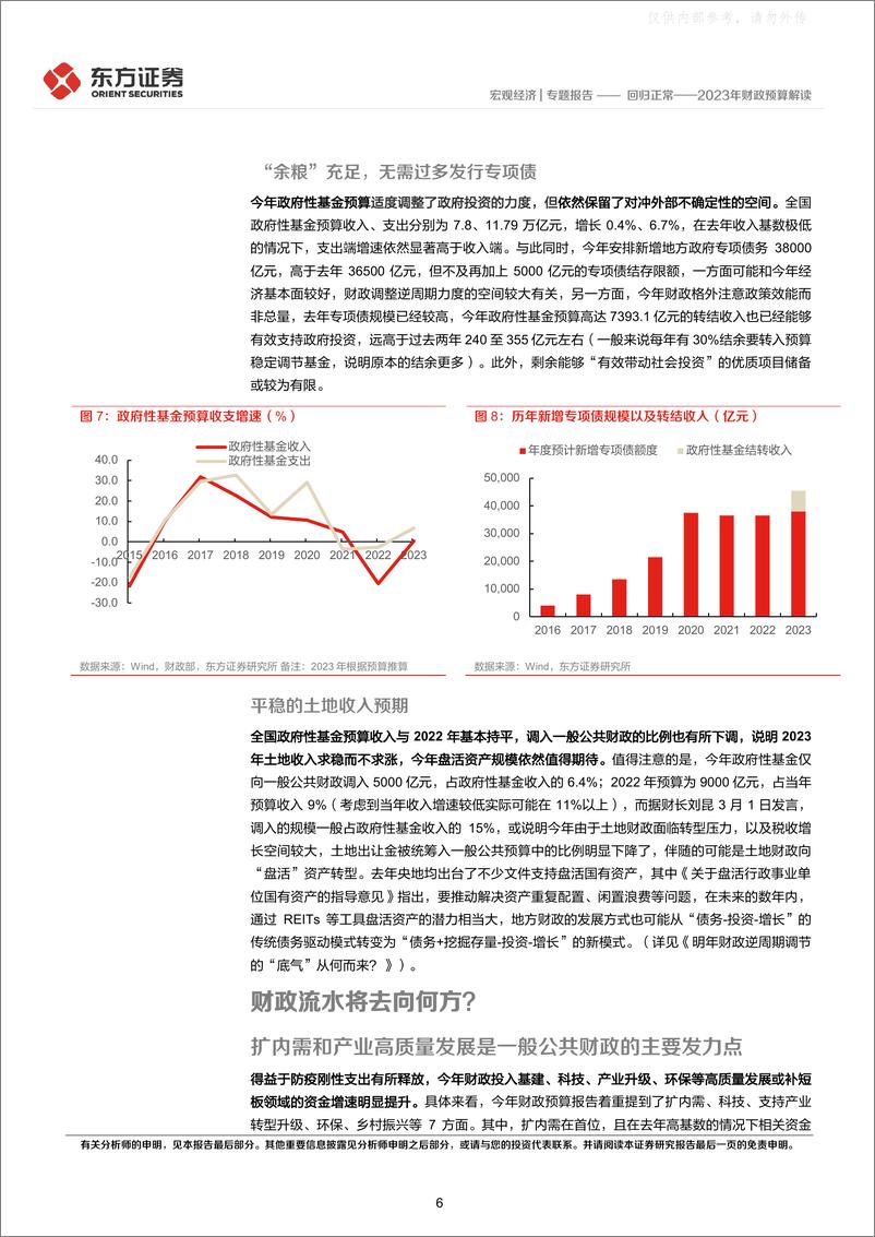 《东方证券-2023年财政预算解读：回归正常-230325》 - 第6页预览图