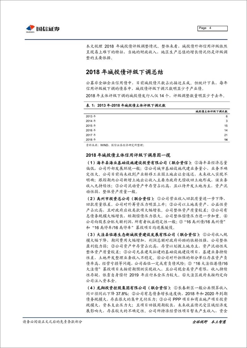 《专题报告：2018年城投债评级总结-20190129-国信证券-11页》 - 第5页预览图