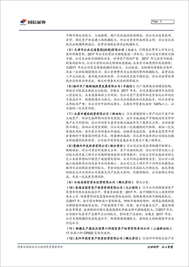 《专题报告：2018年城投债评级总结-20190129-国信证券-11页》 - 第6页预览图