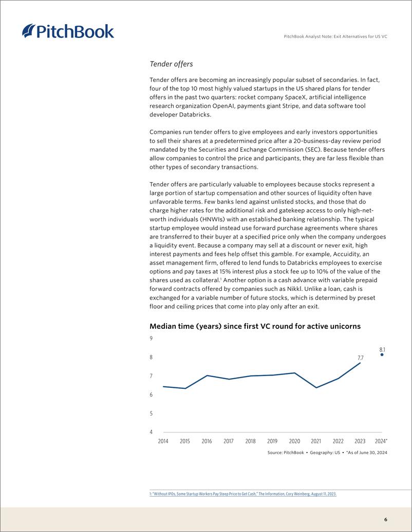 《PitchBook-美国风险投资的退出选择（英）-2024-15页》 - 第6页预览图