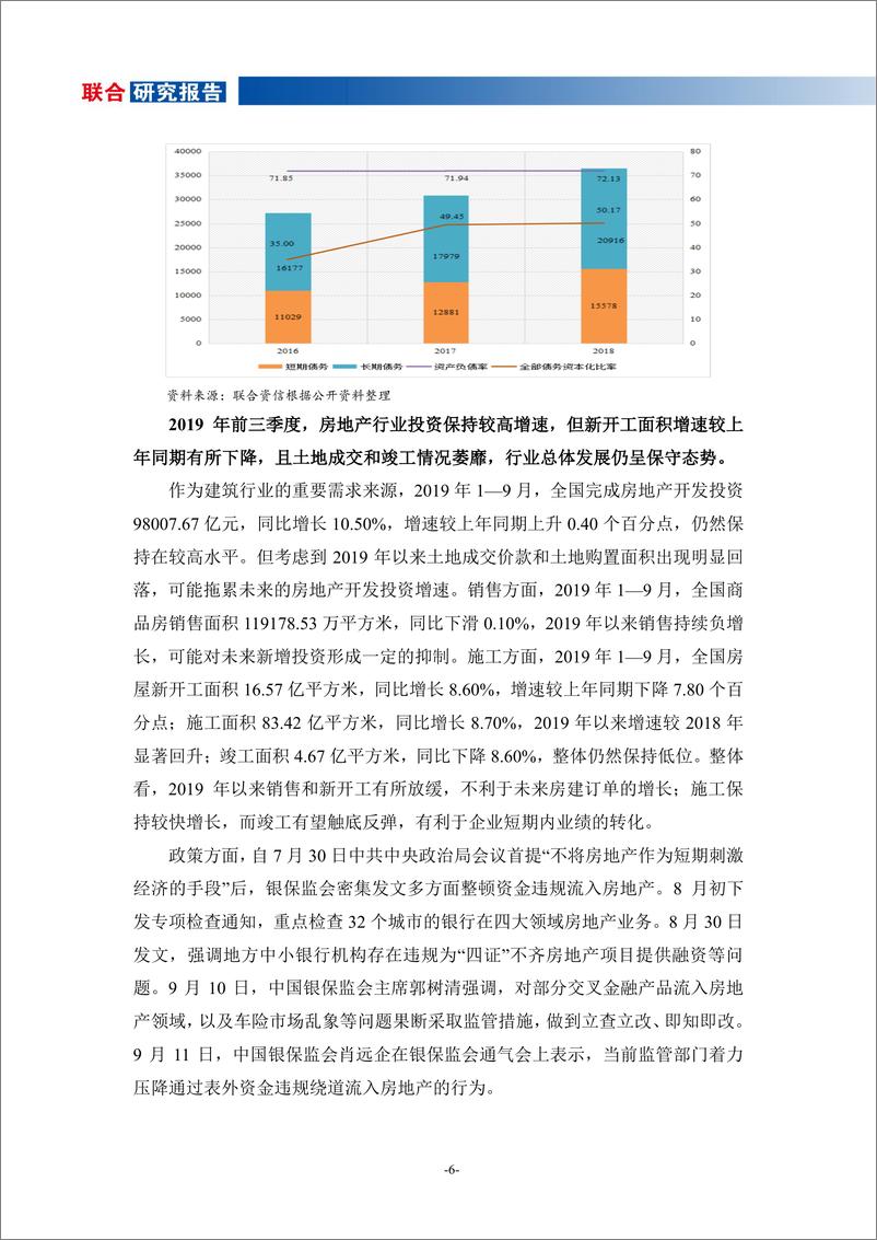 《2019年三季度建筑施工行业观察报告-20191209-联合资信-13页》 - 第8页预览图