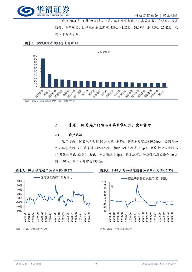 《轻工制造行业定期报告：浆系纸价略涨，IP衍生消费高景气-241201-华福证券-20页》 - 第7页预览图