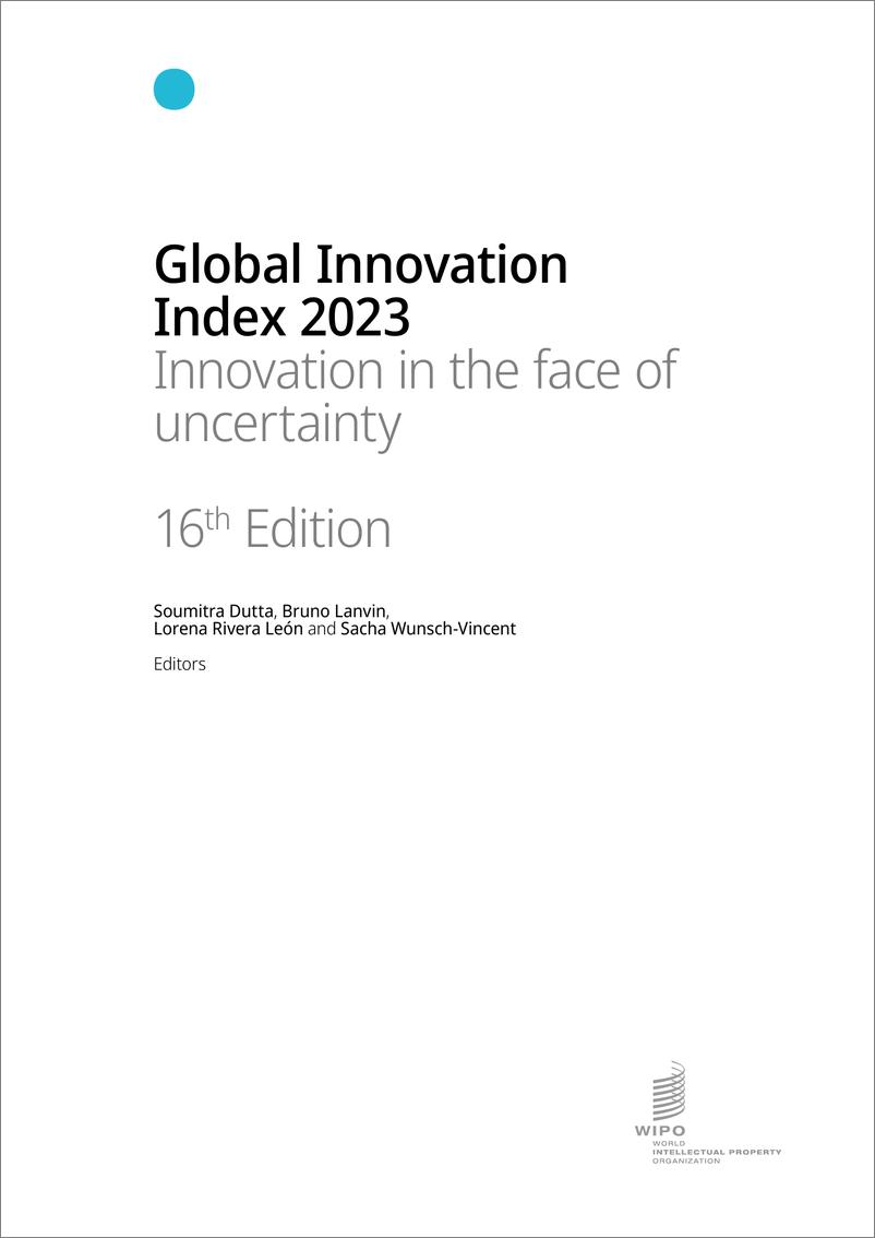 《2023年全球创新指数：中国全球排名第12位(英)-WIPO-2023-250页》 - 第3页预览图