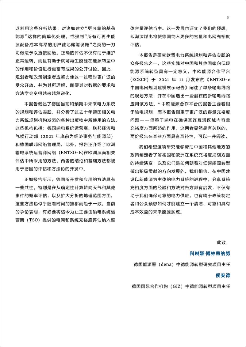 《德国和欧洲电力系统充裕度评估及对中国的经验和借鉴意义-中德能源与能效合作-2022.4-50页》 - 第6页预览图