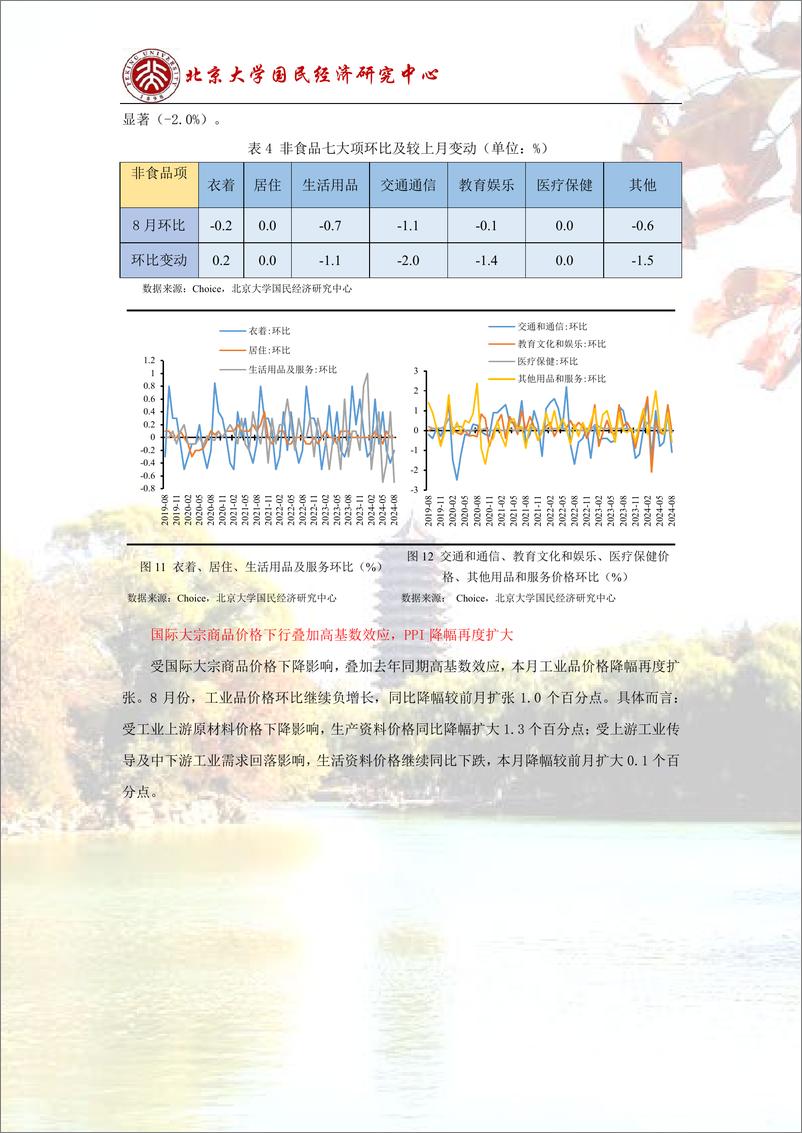 《CPI、PPI点评报告：国际大宗商品价格下行，PPI降幅再度扩张-240909-北京大学国民经济研究中心-10页pdf》 - 第6页预览图