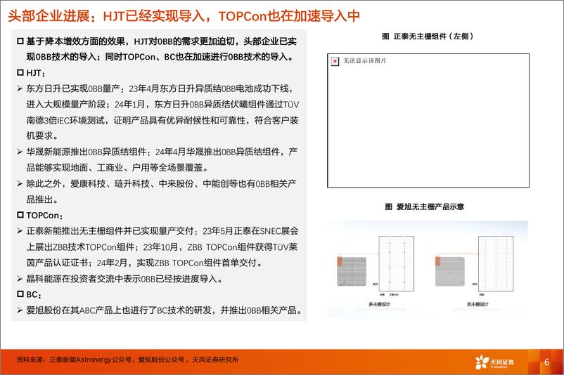 《0BB报告-2-光伏新技术重要竞争点-24年或是产业化之年-天风证券》 - 第6页预览图