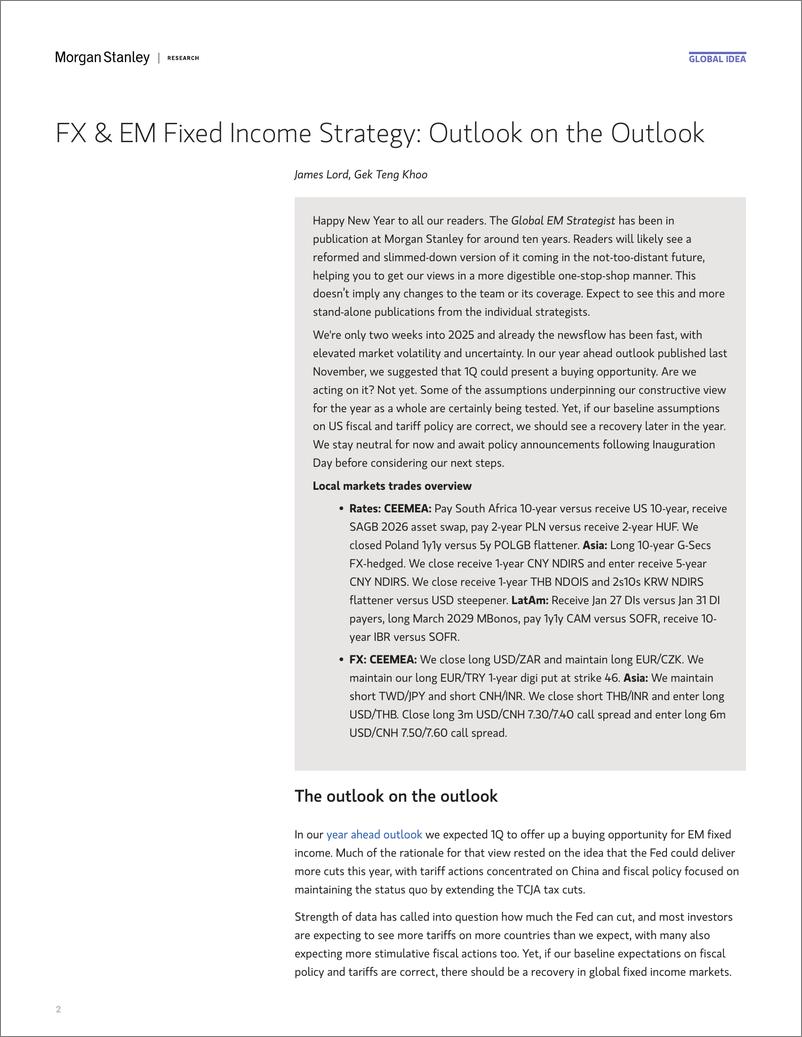 《Morgan Stanley Fixed-Global EM Strategist Fast Start-112783523》 - 第2页预览图