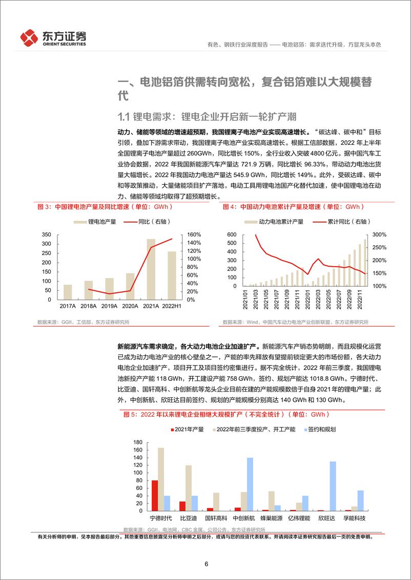 《有色、钢铁行业新材料系列报告④：电池铝箔，需求迭代升级，方显龙头本色-20230212-东方证券-28页》 - 第7页预览图